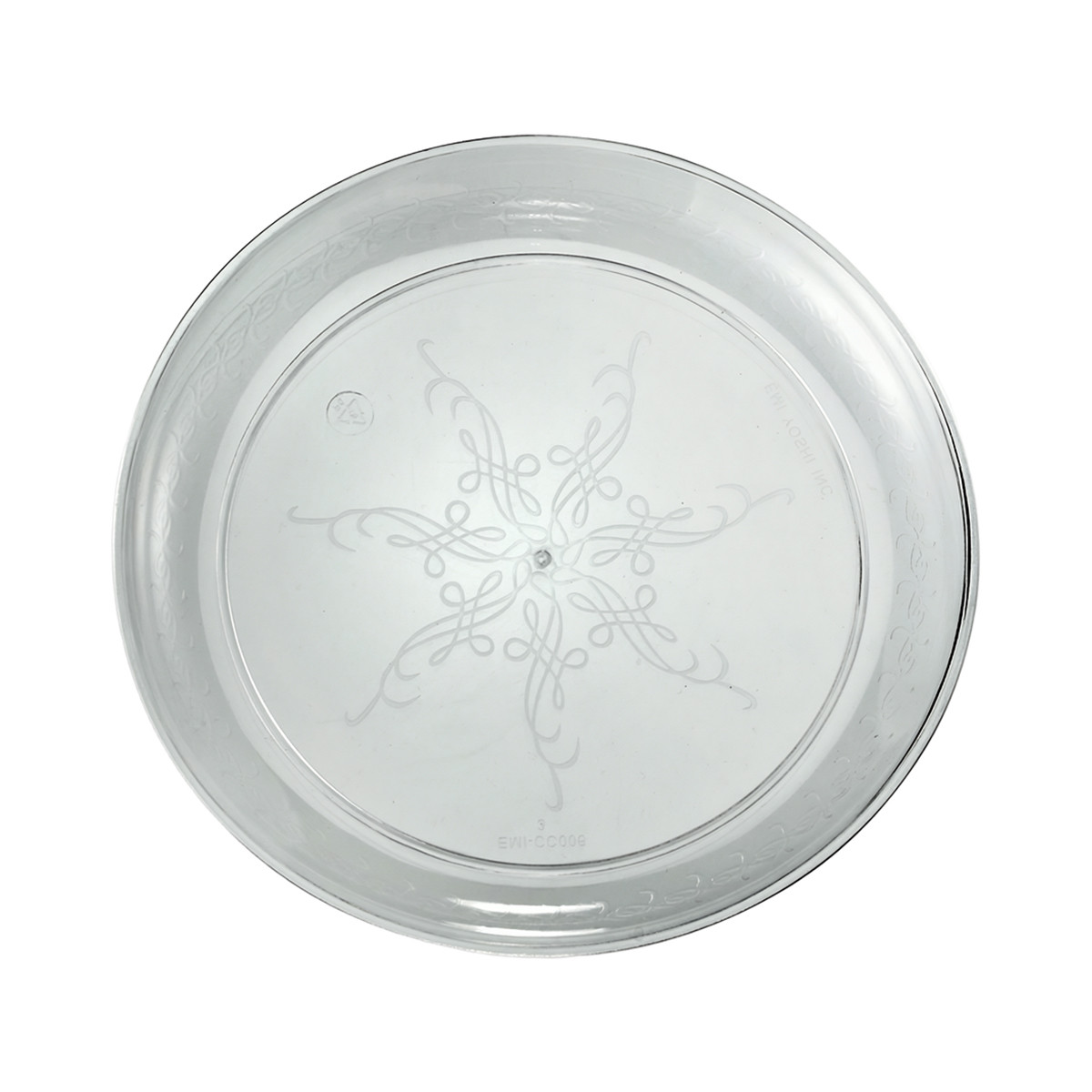 Plate 6 IN Plastic Clear Round 240/Case