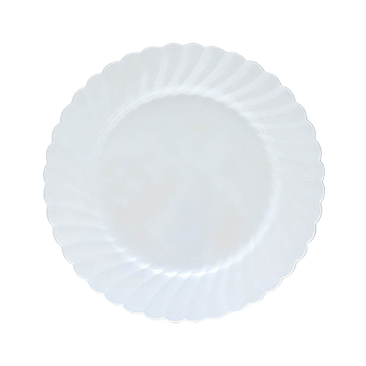 WNA Plate Plastic White 180/Case