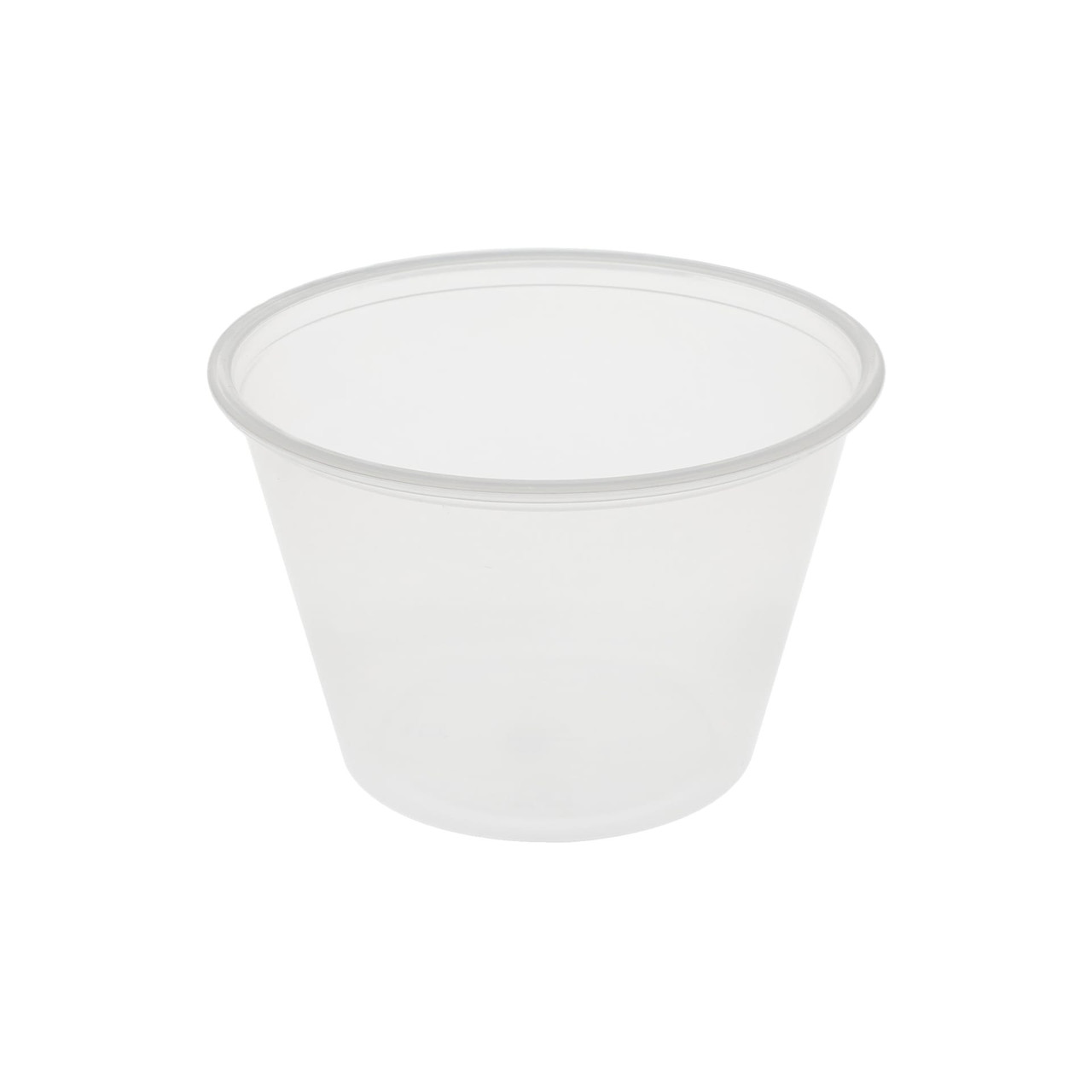 Souffle & Portion Cup 4 OZ PP Clear Microwave Safe 2400/Case