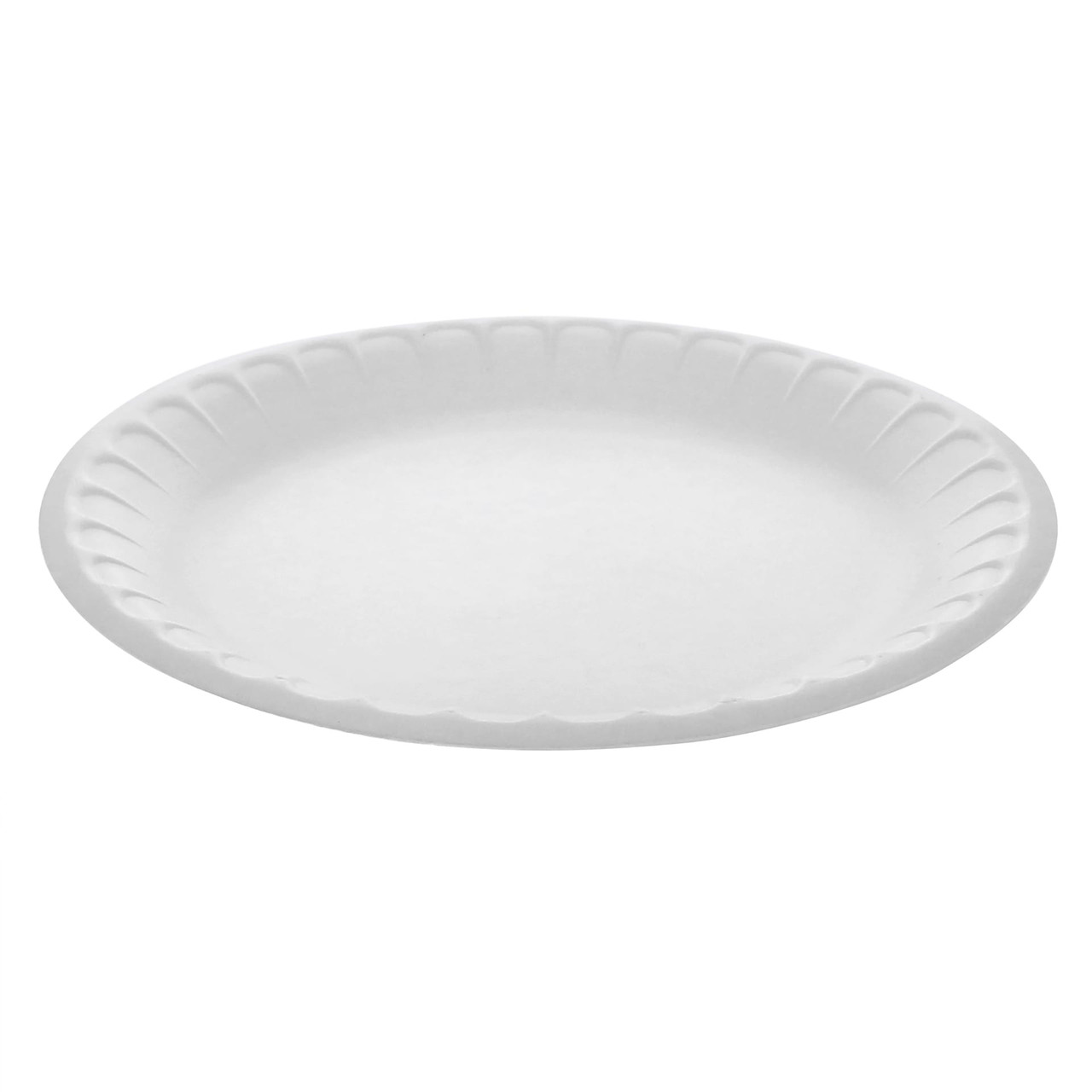 Placesetter® Plate 8.9X0.8 IN Polystyrene Foam White Round 500/Case