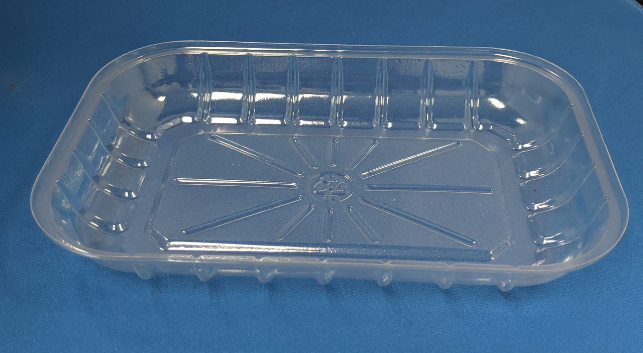 Produce Tray 7.875X5.375X1 IN OPS Clear Rectangle 1000/Case