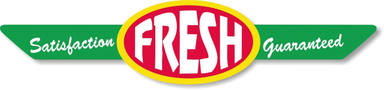 Fresh Satisfaction Guaranteed Meat Label 0.875X4 IN Yellow Red Green Ribbon 500 Count/Roll 15 Rolls/Case 7500 Count/Case