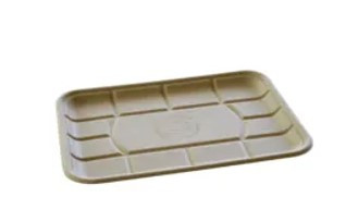 20S Produce Tray 8.65X6.5X0.5 IN Fiber Natural 500/Case