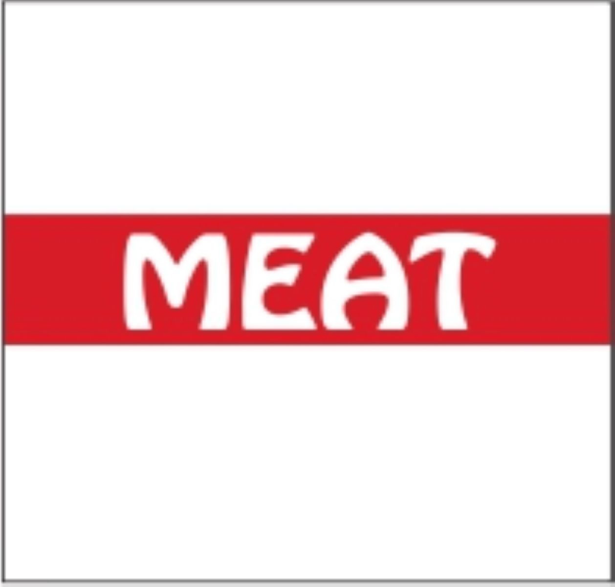 Monarch 1136/FF-300 Meat Gun Label 0.647X0.78 IN Red White Reverse Print 14000/Pack