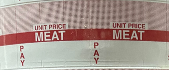 Monarch 1115 Meat Unit Price Label 15000/Pack