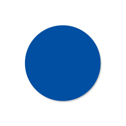 DuraMark Label 1 IN Blue Circle 1000/Roll