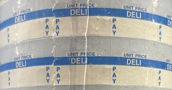 Deli Unit Price Label 24000CT 16000/Pack