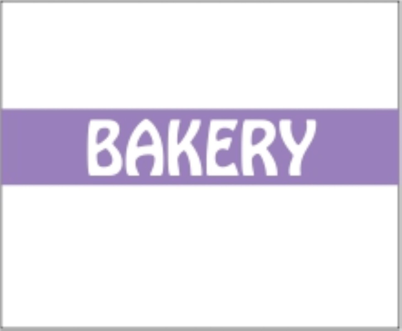 Monarch 1115/FM-342 Bakery Gun Label White Fuchsia Reverse Print 10/Pack