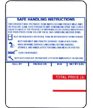 Scale Label 2.52X3.35 IN 5400/Case