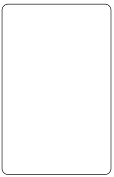 HOBART 1845-B Blank Scale Label 2.25X3.5 IN Label Gun 12000/Case