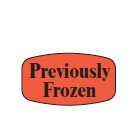 Label Previously Frozen 25000/Roll
