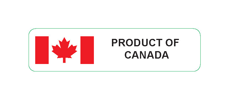 Product of Canada Label 250/Roll