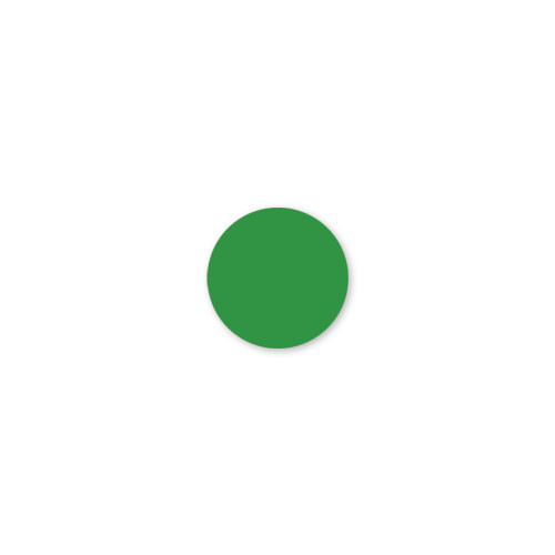 MoveMark® Label 0.75 IN Green Round 2000/Roll