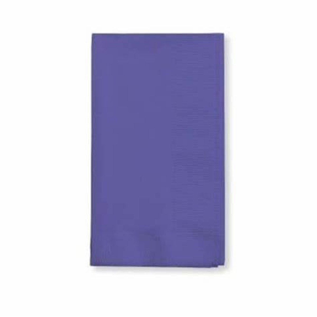 Dinner Napkins Purple 1/8 Fold 50 Count/Pack 12 Packs/Case 600 Count/Case