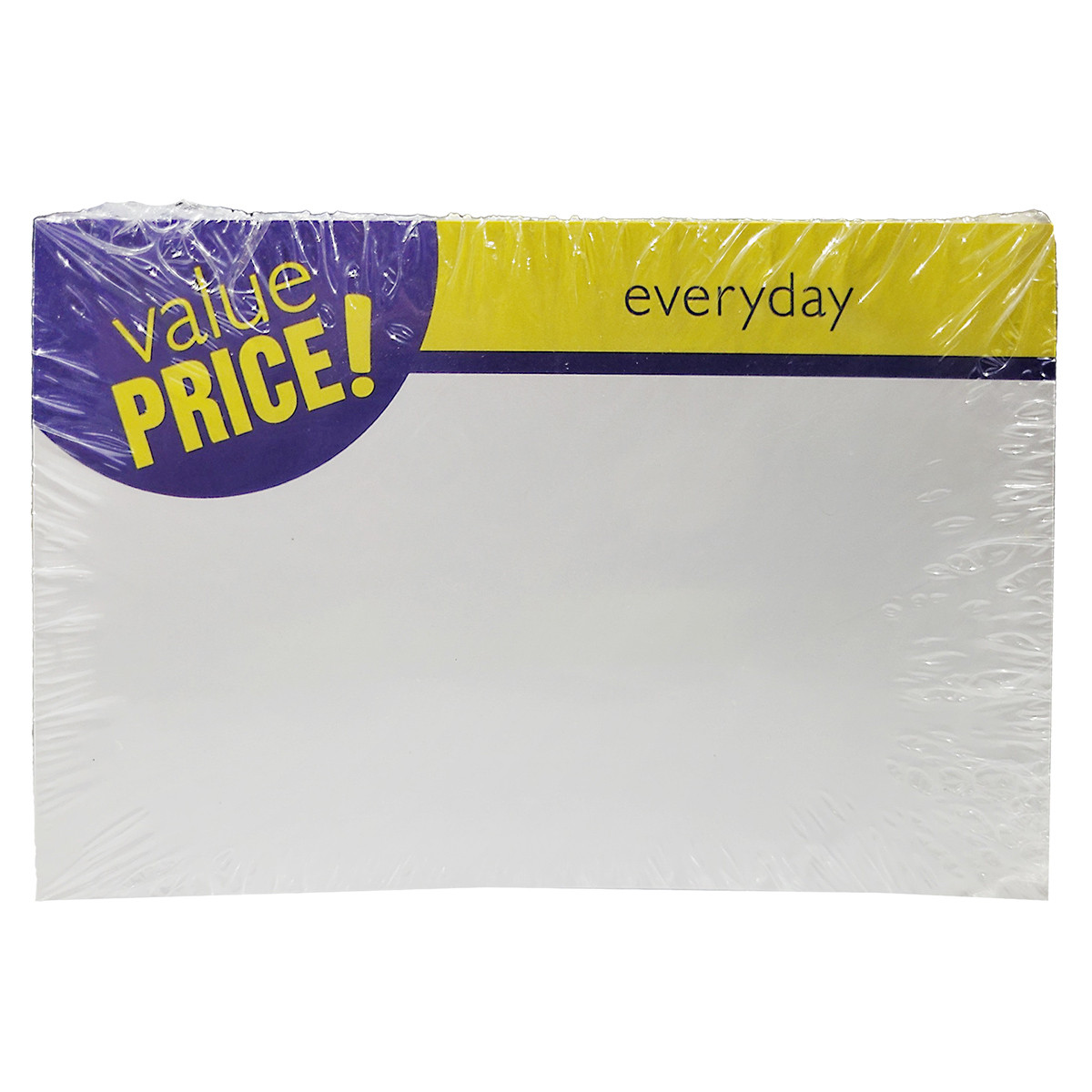 Value Price Everyday Sign 3.5X5.5 IN Blue 1/Pack
