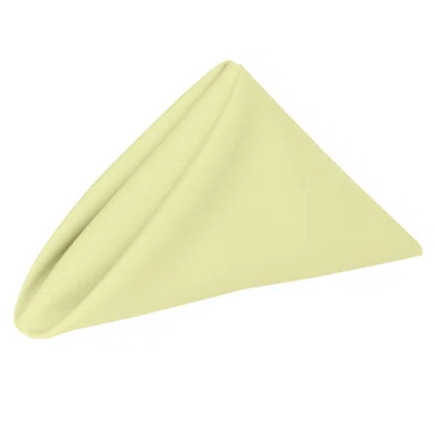 Napkins 20X20 IN Maize Spun Poly 1/Dozen