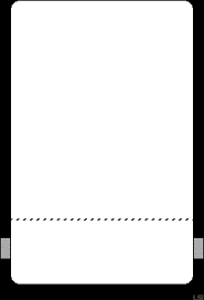 Quantum Label Black White Paper T-perf With Bottom Blank 16/Case