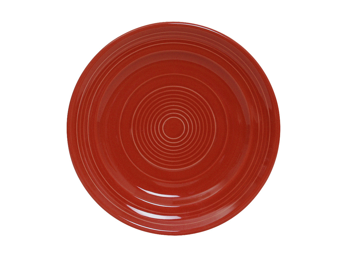 Concentrix Plate 9 IN China Cayenne Round Fully Vitrified Oven Safe Dishwasher Safe Microwave Oven Safe 24/Case