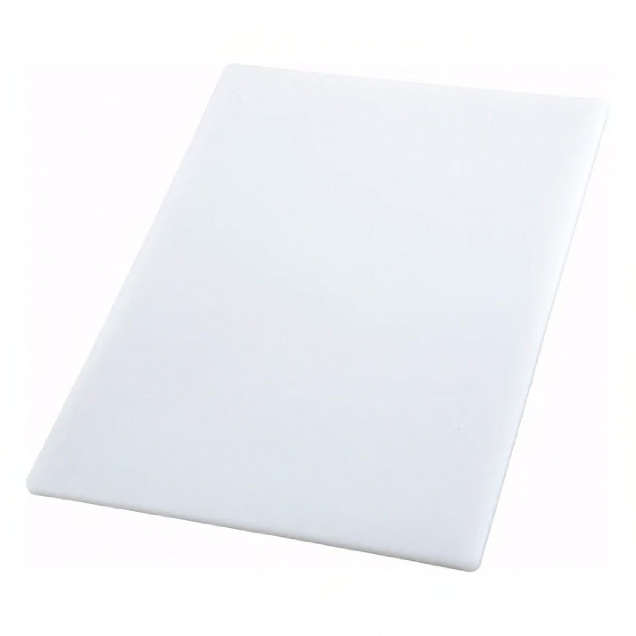 Cutting Board 18X30X0.5 IN Plastic White Rectangle 1/Each