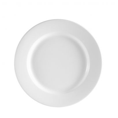 Plate 12 IN Porcelain Round Dual Ovenable Dishwasher Safe 12/Case