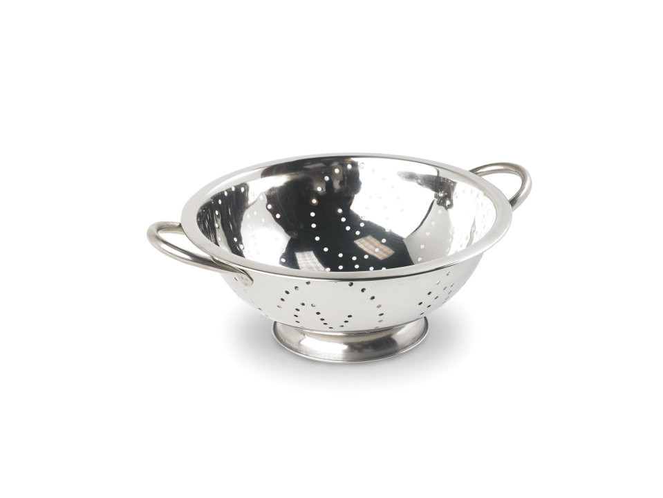 Colander 5 QT Stainless Steel With Handles Footed Base 1/Each