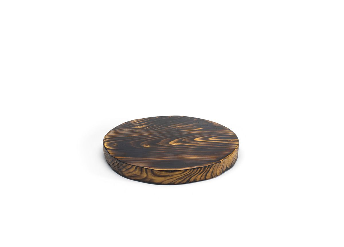 ROOT® Serving Board 12X1.50 IN Wood Carbon Finish 1/Each