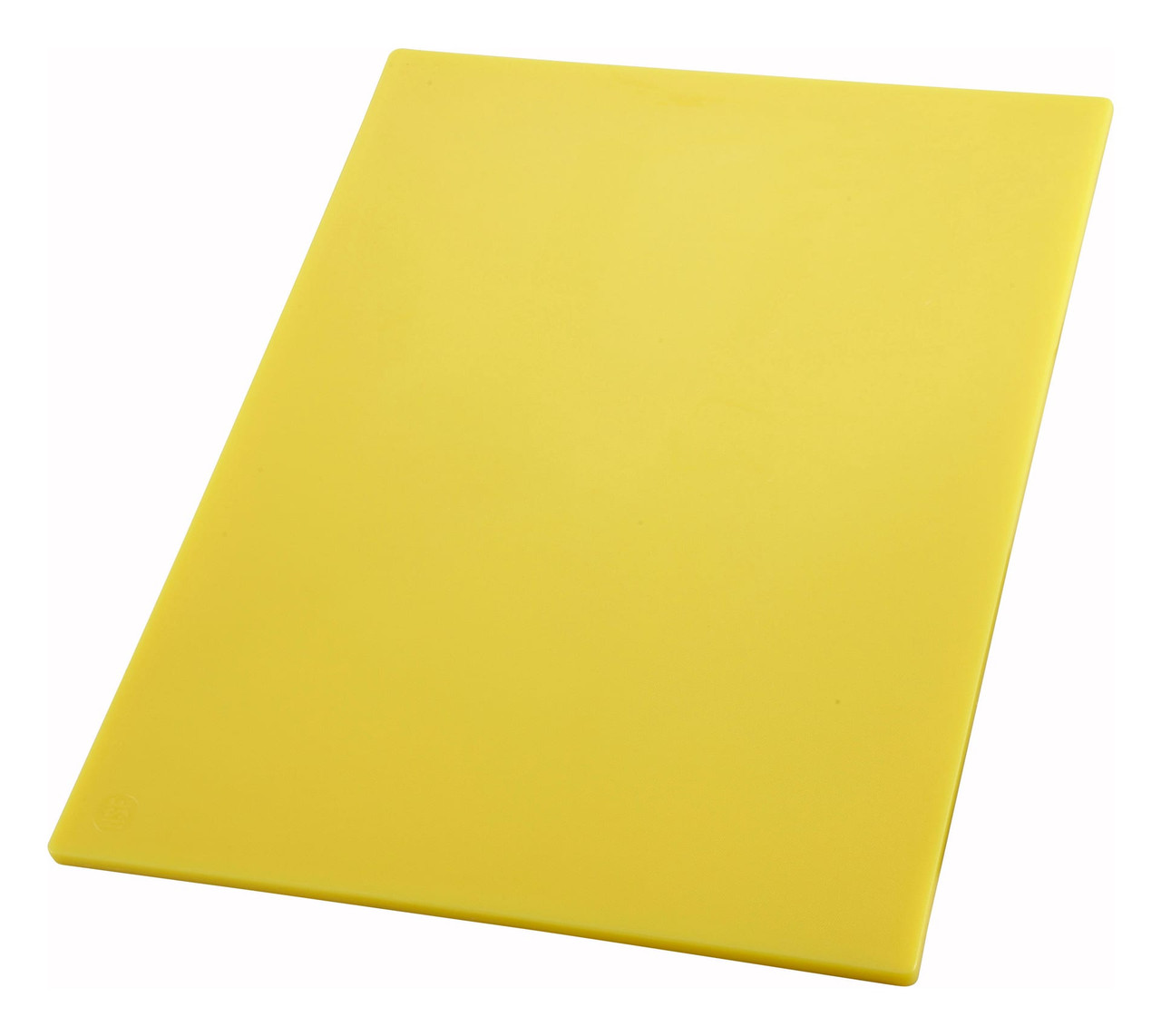 Cutting Board 17.875X12X0.5 IN Plastic Yellow Color Coded 1/Each