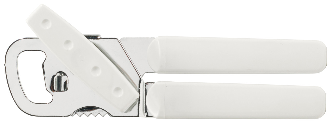 Can Opener 7X1.75X1.75 IN Stainless Steel White Handheld 1/Each
