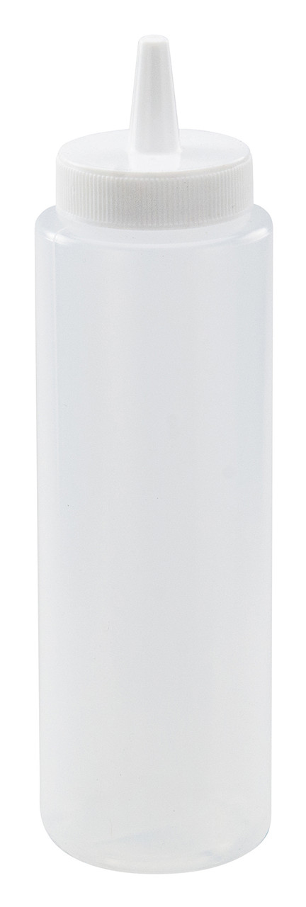 Squeeze Bottle 1.875X6.75 IN 8 OZ LDPE Clear Regular 6/Pack