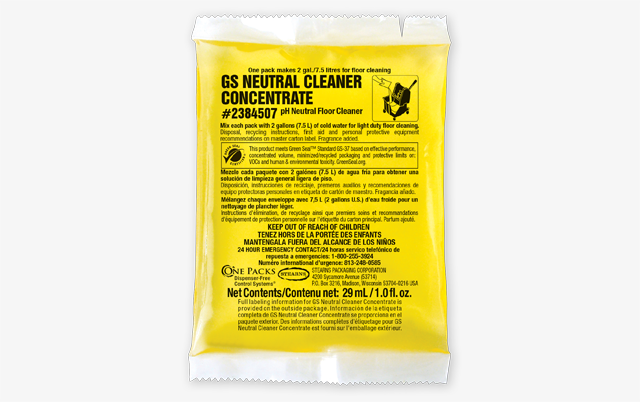 Neutral Cleaner 1 OZ Concentrate 144/Case