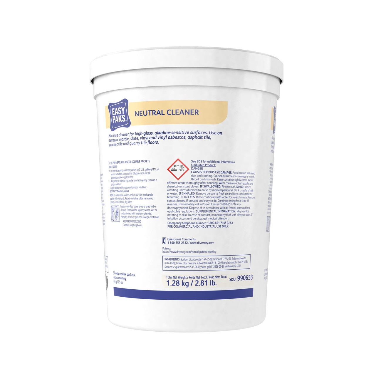 Easy Paks® Pine All Purpose Cleaner Neutral Powder Concentrate RTU 90 Count/Pack 2 Packs/Case 180 Count/Case