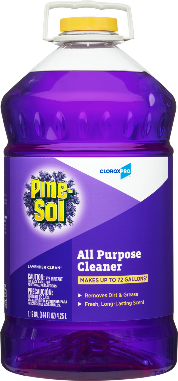Pine-Sol® Lavender All Purpose Cleaner Deodorizer 1.125 GAL Multi Surface Concentrate Screw Cap 3/Case