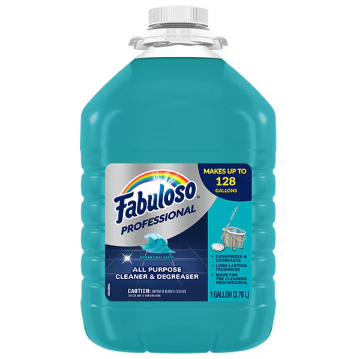 Fabuloso® Professional Ocean Cool All Purpose Cleaner Degreaser 1 GAL Liquid 4/Case