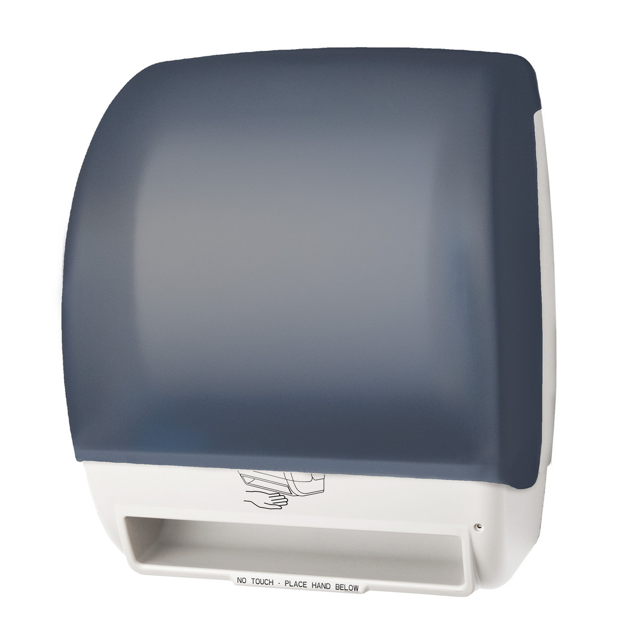 Palmer Fixture Electra Touchless Roll Paper Towel Dispenser Blue Translucent TD0245-25