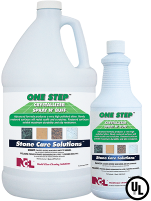 ONE STEP Crystallizer Spray N' Buff Spray Buff 1 GAL 4/Case