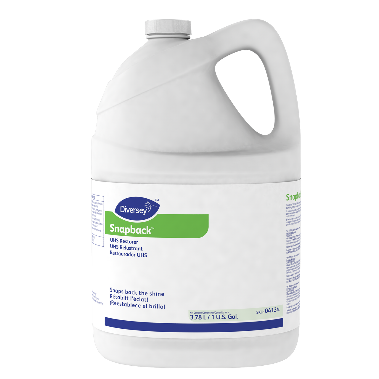Snapback Lemon Floor Restorer 1 GAL Burnishing Liquid RTU 4/Case