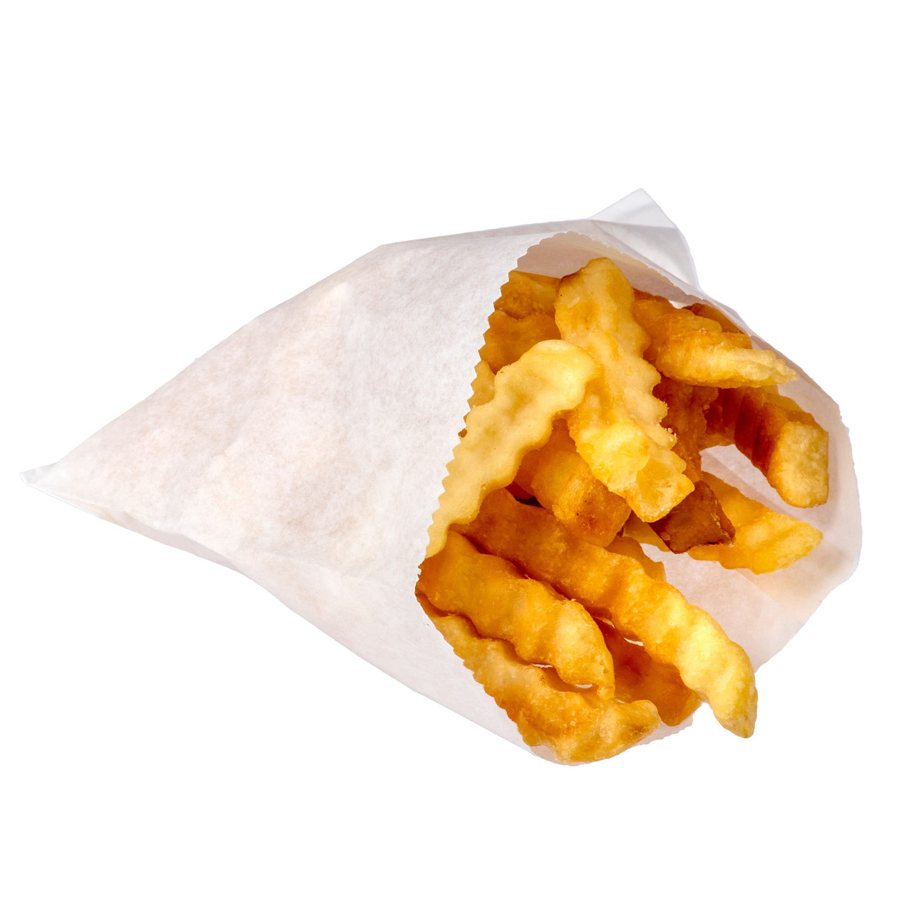 French Fry Bag 4.5X3.5 IN Paper White Plain 1000/Box