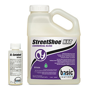 StreetShoe® NXT Gloss With XL Catalyst Floor Finish 1 GAL Concentrate Liquid 4/Case