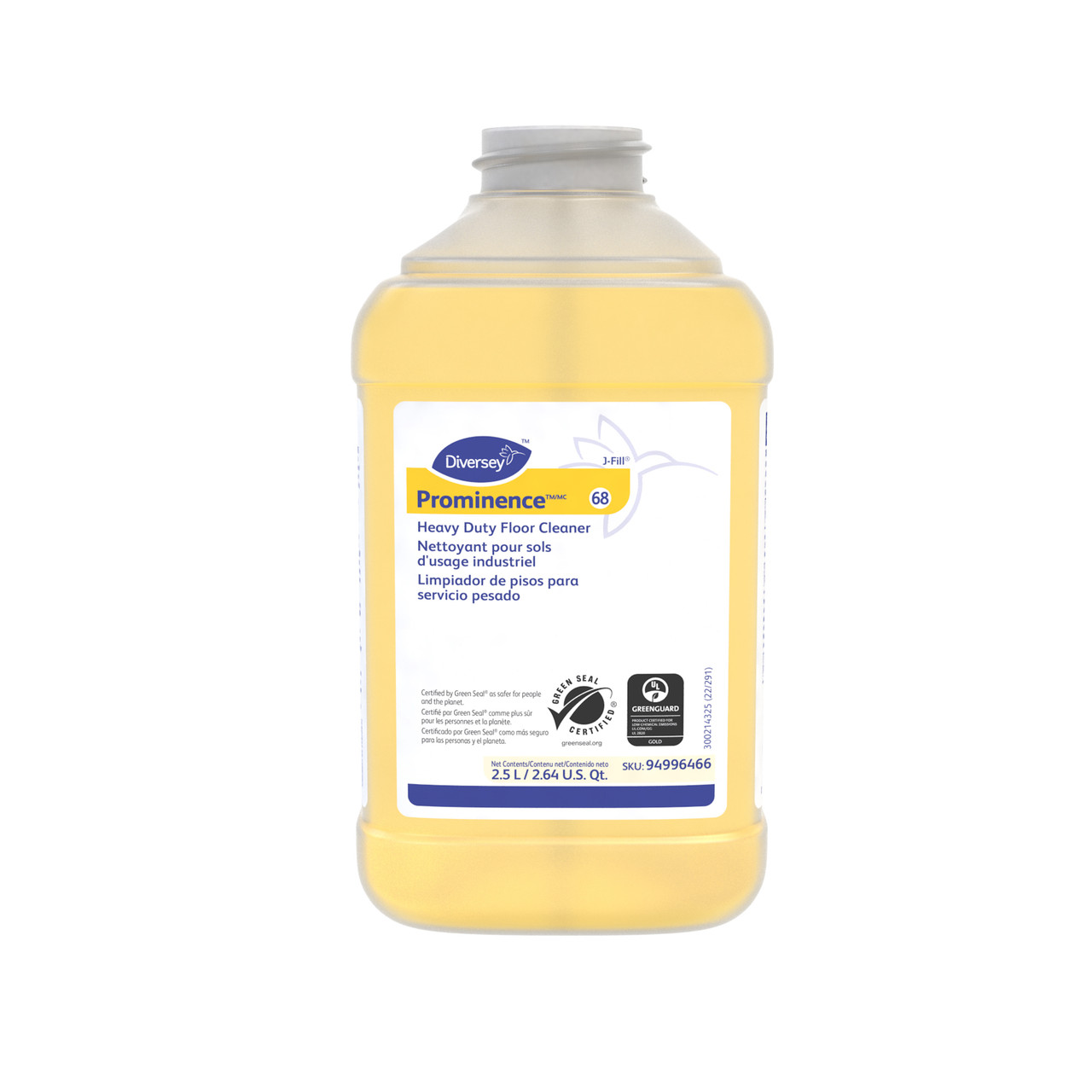 Prominence™ Citrus Scent Floor Cleaner 2.5 L Liquid Heavy Duty For J-Fill® 2/Case