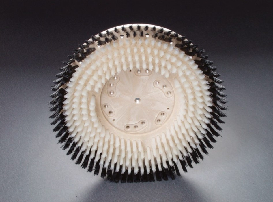 Carpet Shampoo Brush 15 IN PP White Black 1/Each