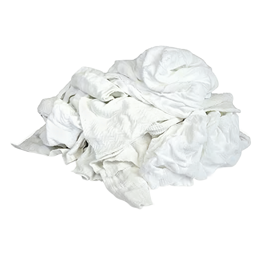 Turkish Towel 50 LB White Cut Reclaimed 1/Case