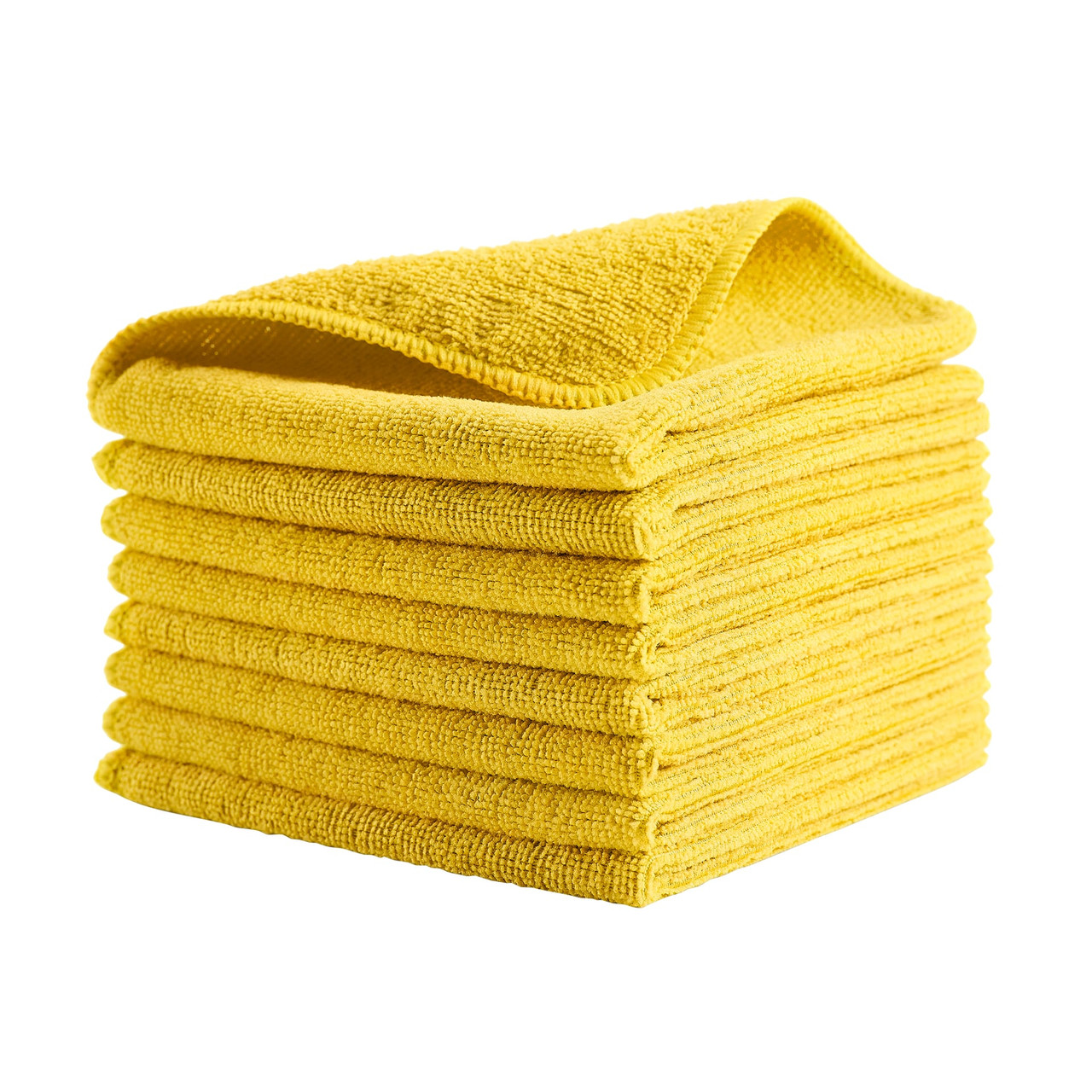 Hygen™ Cleaning Cloth 12X12X0.06 IN Microfiber Yellow 12 Count/Pack 48 Packs/Case 576 Count/Case