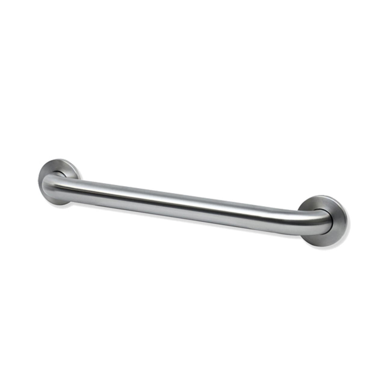 Palmer Fixture 18” Metal Grab Bar w/ Concealed Flange Brushed