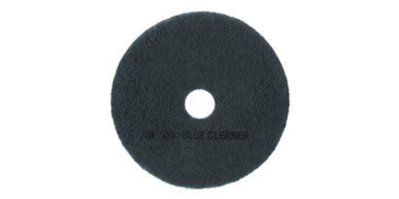 3M™ Niagara™ 5300N Cleaning Pad 13X1 IN Blue Non-Woven Polyester Fiber Nylon Fiber 175-600 RPM Center Hole 5/Case