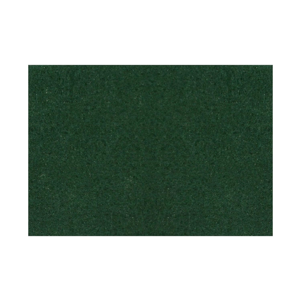 Scrubbing Pad 28X14 IN Green Synthetic Fiber 5/Case