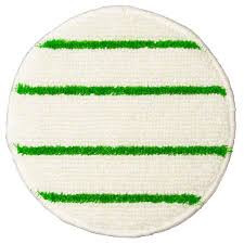 SOIL-SORB™ Carpet Bonnet 21 IN White Blended Yarn Launderable 6/Case