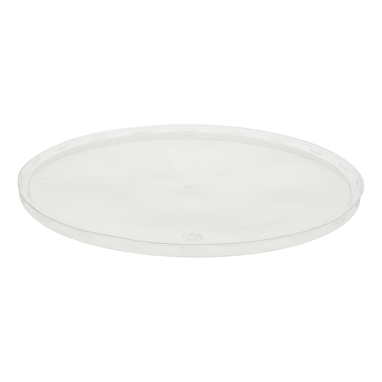 Lid Flat 9.8X0.42 IN PET Clear Round For Container 200/Case