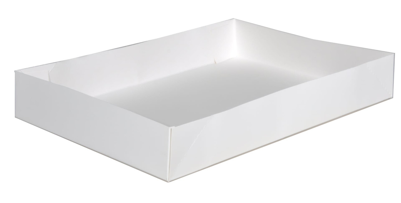 Take-Out Box Base 16X11.5X2.38 IN Paperboard White 250/Case