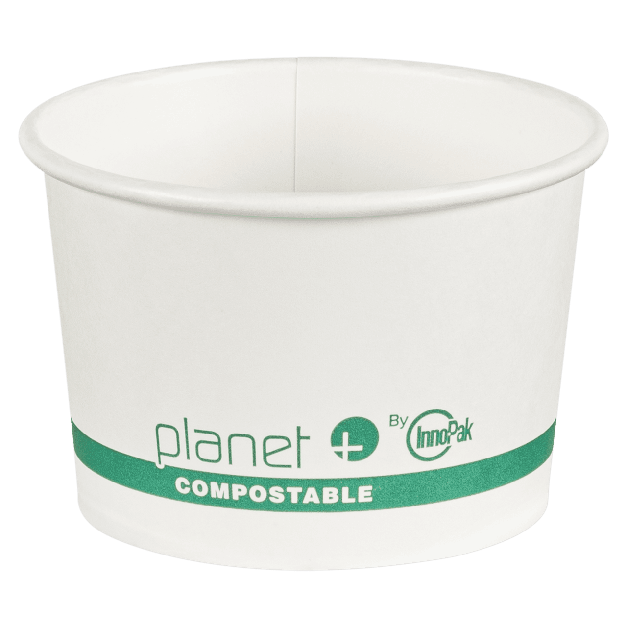 Planet+® Food Container Base 16 OZ PLA White Laminated 500/Case