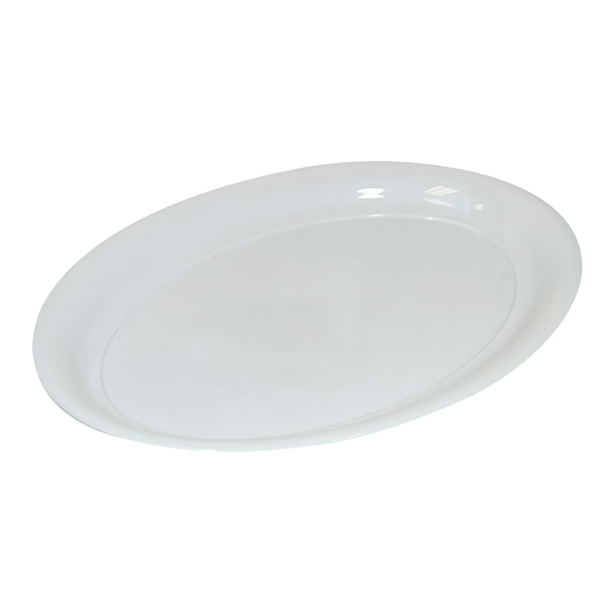 Victoria Bay Serving Tray 14X21 IN PS White Oval 20/Case
